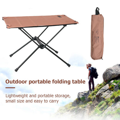 Camping Foldable Table Aluminum Alloy Picnic Collapsible Table Tear Resistance Lightweight Camp Table Outdoor Travel Supplies