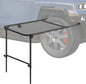 Vehicle Tire Mounted Steel Camping Table Adjustable