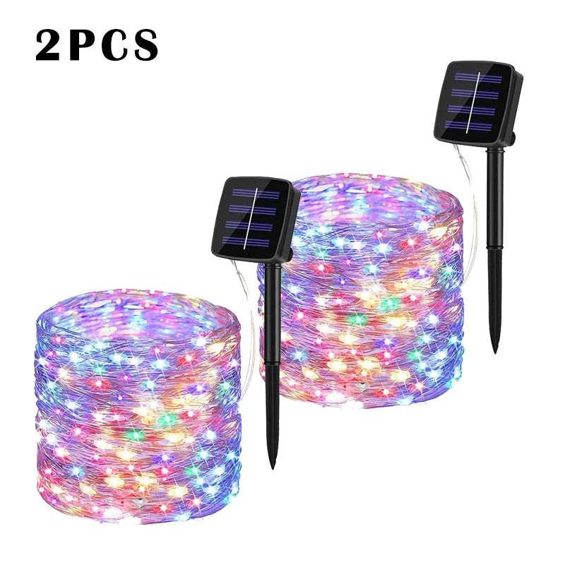 LED Solar Light Outdoor Garden Fairy String Light Led Twinkle
