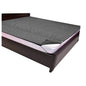Waterproof Plastic Sheet Double Bed Full Size Mattress Protector 72 x 72 Inches Set of 2 Grey Ideal for Bedrooms