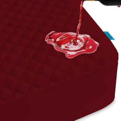 Waterproof Mattress Protector, Soft Breathable 3D Air Fabric Mattress Cover, Fit 8-21", Machine Washable