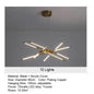 LED Tube Chandelier Living Room Bedroom Dining Room Kitchen Modern Home Decoration Hanging Light Indoor Lighting