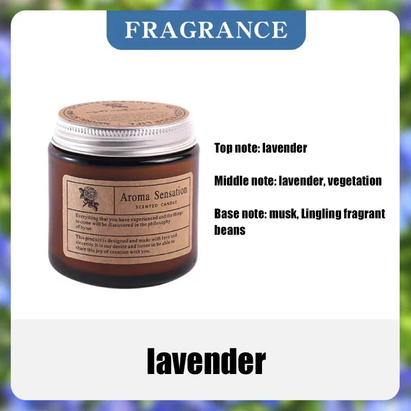 Smokeless Aromatic Scented Candle Handmade Soybean Wax Candles
