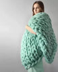 Handmade Chunky Knit Blanket Large