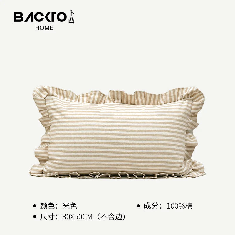 Candy Series 100% Cotton Pillowcase Nordic Style Sofa Living Room