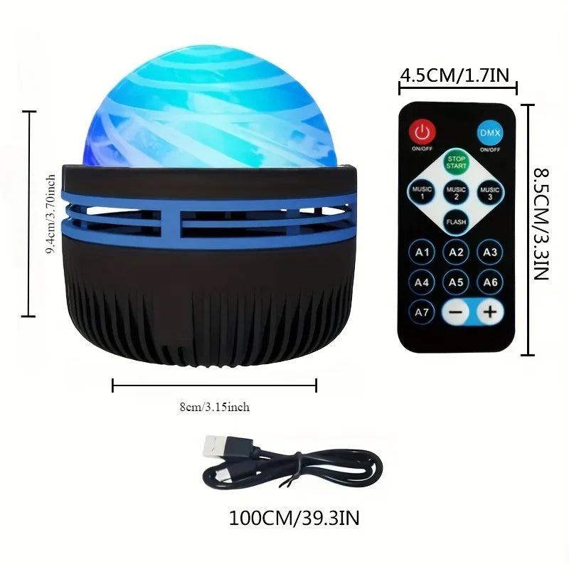 LED Galaxy Projection Light, 2-in-1 Northern Light Projector