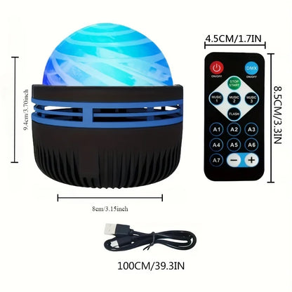 LED Galaxy Projection Light, 2-in-1 Northern Light Projector