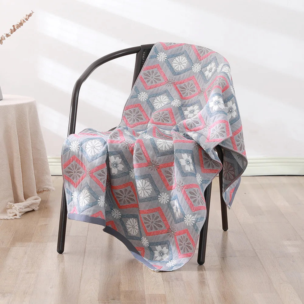 Cotton Gauze Bath Towel Set for Women, Bathroom