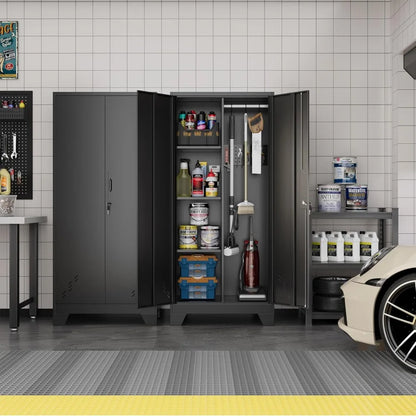 Metal Storage Cabinet W / Locking Doors, Garage, Bathroom Storage Cabinet
