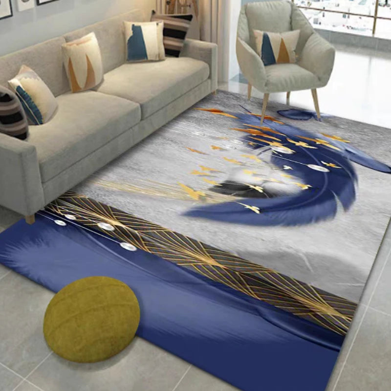 Nordic Minimalist Style Carpets for Living Room Teenager Room