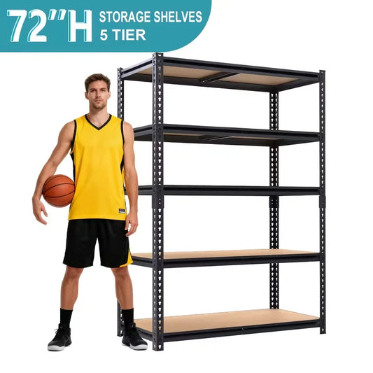 5 Layer 2000LB Heavy Duty Storage Rack Adjustable Metal Shelving