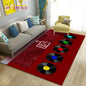 3D Classical Music Vintage Vinyl Record Area Rug, Carpet Rug for Living Room