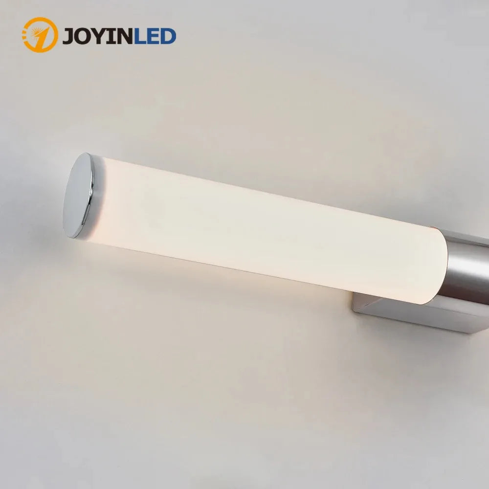 JOYINLED Nordic Interior Fixture Light Bathroom Mirror Vanity Light Sconce Fixture Chrome Vanity Light for Bathroom Bedroom