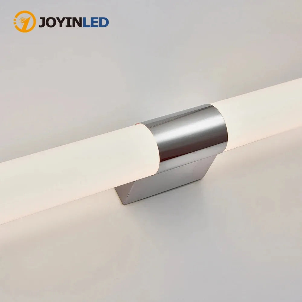 JOYINLED Nordic Interior Fixture Light Bathroom Mirror Vanity Light Sconce Fixture Chrome Vanity Light for Bathroom Bedroom