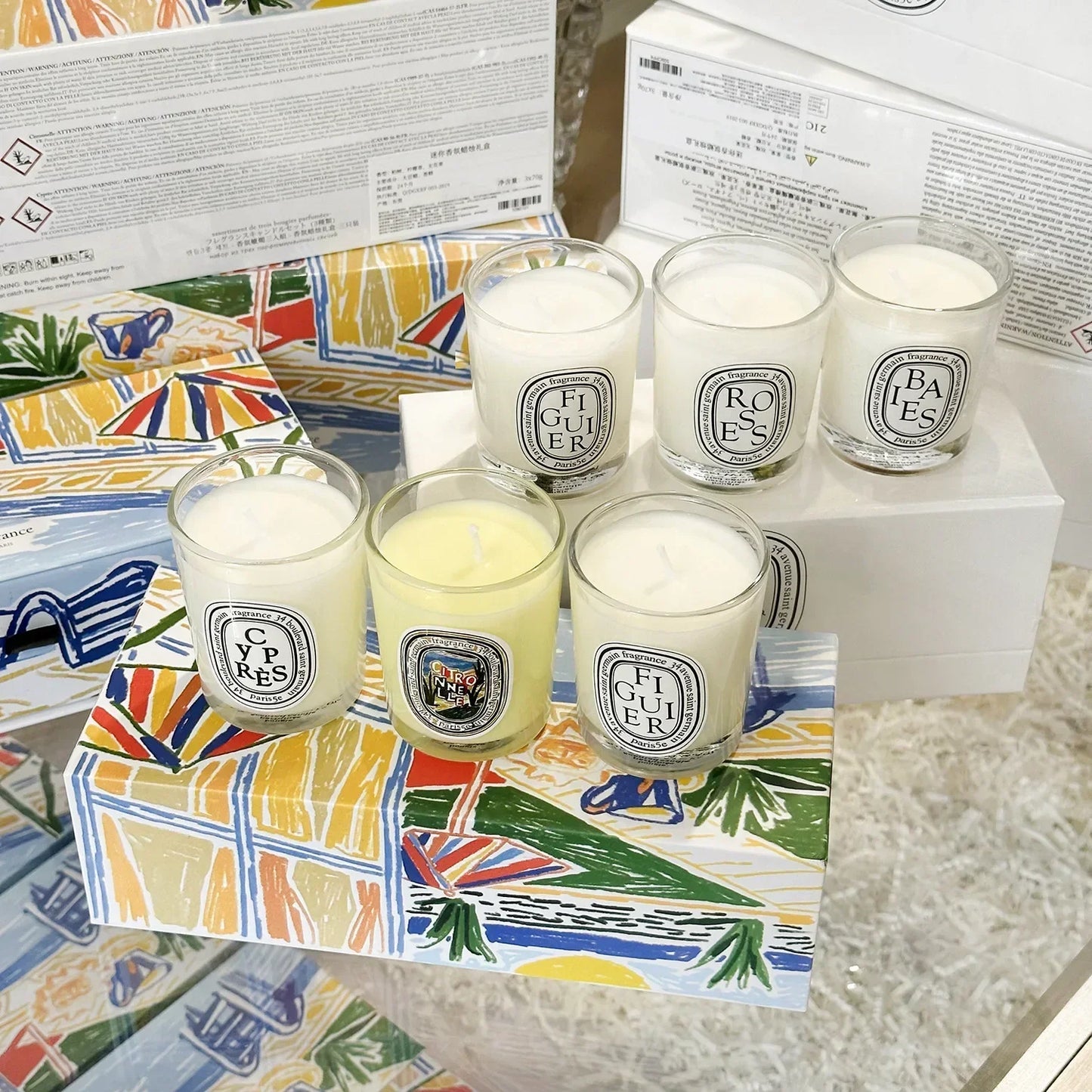 Aromatherapy Candle Natural Plant Scented Candles French Fragrance