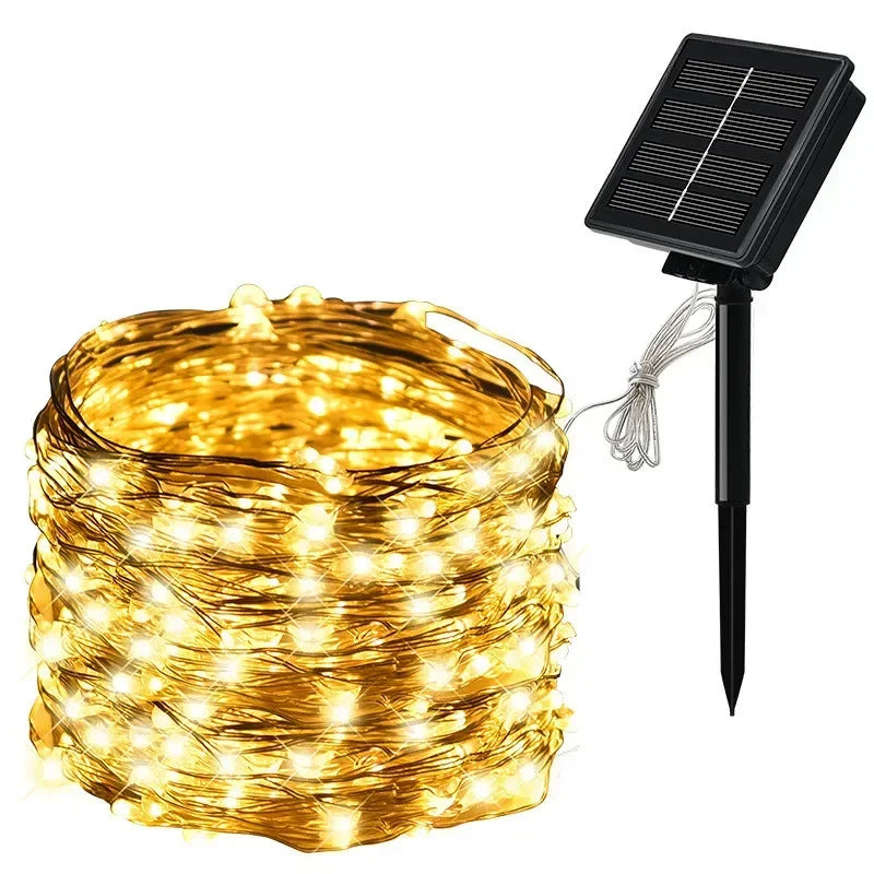 Solar Led Fairy Light Outdoor Festoon Led Waterproof Garland String Lights