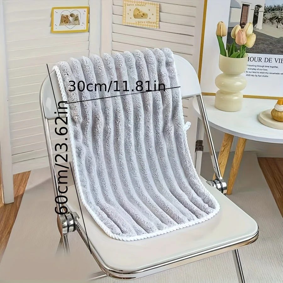 2pcs Luxury Bath Towels - Super Absorbent Coral Flock