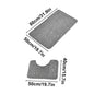 Bathroom Mat Non-Slip Coral Fleece Bath Set Bathroom 2 Piece