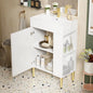 21.6" Bathroom Vanity with Single Sink, Standing Cabinet W /  Side Storage