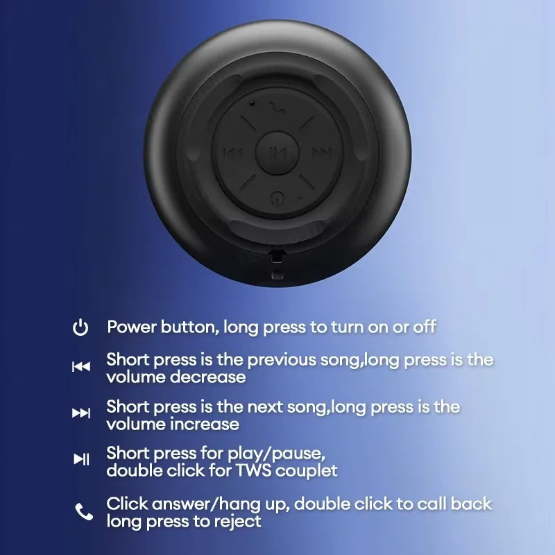 Choice Lenovo K3 Pro True Wireless Bluetooth Speaker HIFI Sound Stereo Camp Soundbox Ultra-long Battery Life Music Loudspeaker