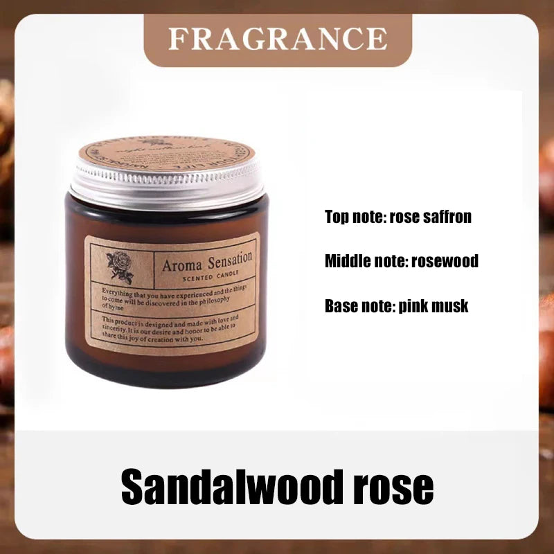 Smokeless Aromatic Scented Candle Handmade Soybean Wax Candles
