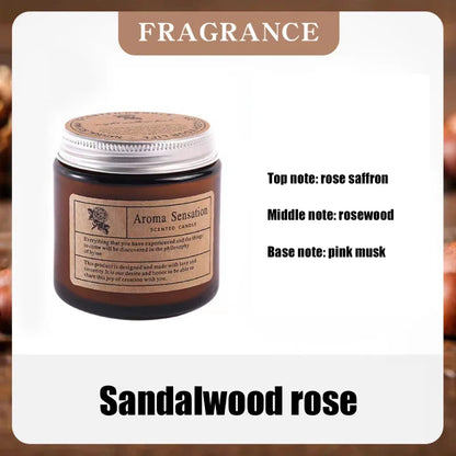 Smokeless Aromatic Scented Candle Handmade Soybean Wax Candles