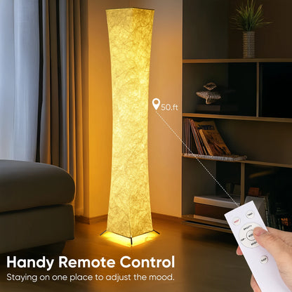 Soft Light Floor Lamp, 52" Simple Design Morden Slim Warm Light for Living Room Bedroom