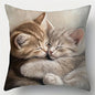 1/4pcs Cute Kitten Pattern Pillowcases