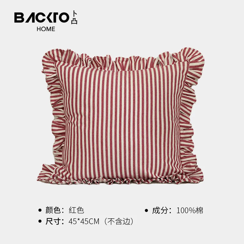 Candy Series 100% Cotton Pillowcase Nordic Style Sofa Living Room