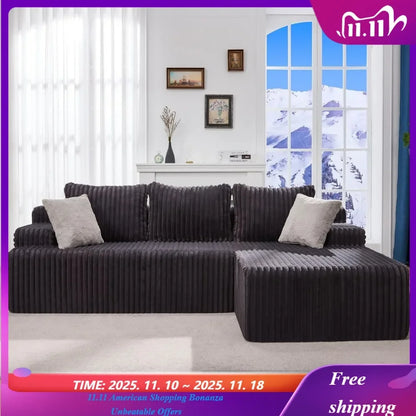 Cloud Modular Sectional Sofa Couch L-Shape Memory Foam