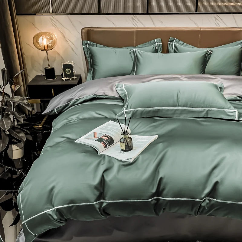 Embroidery Hotel Quality Bedding Set Luxury 800TC Egyptian Cotton