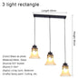 Vintage Chandelier Glass Pendant Lamp Indoor Lighting for Living Room Bedroom Kitchen Lustres Retro Loft Hanging Light Fixture
