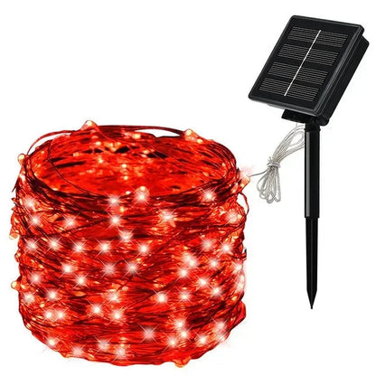Solar Led Fairy Light Outdoor Festoon Led Waterproof Garland String Lights