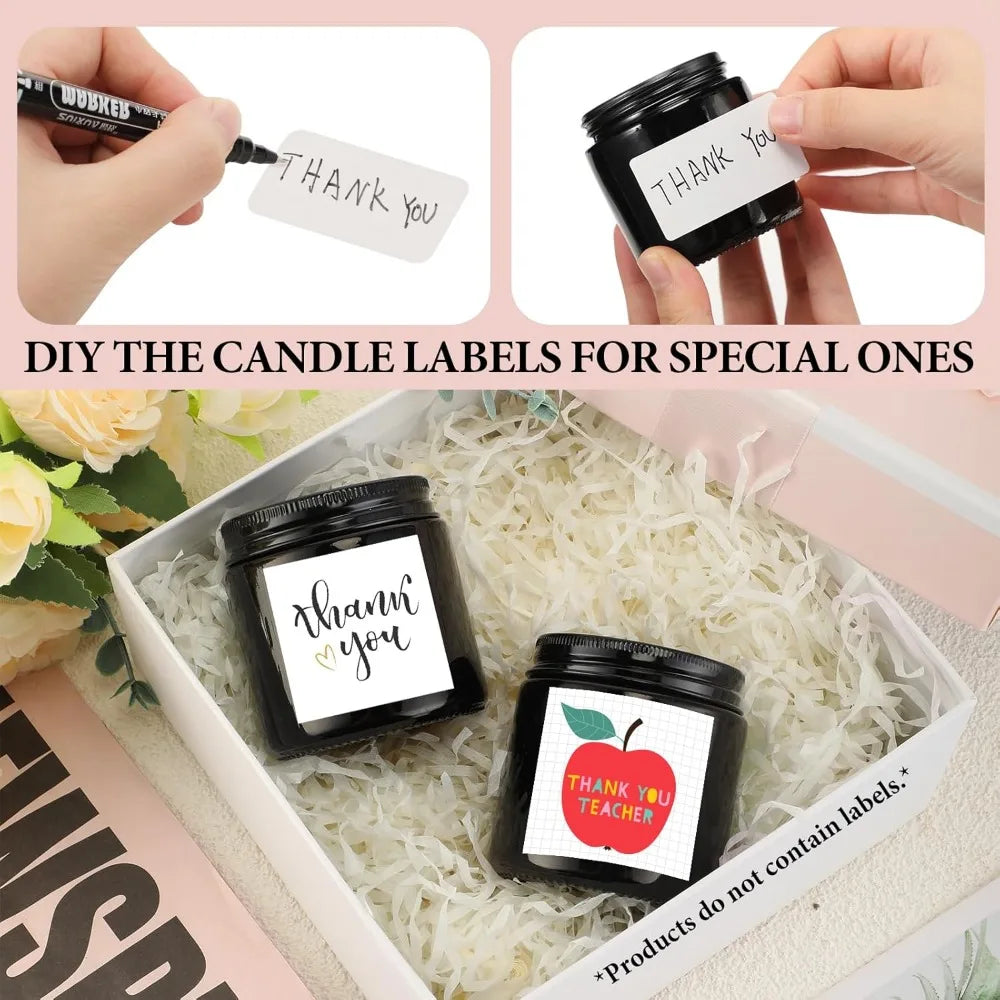 50 Pcs Mini Scented Small Jars Candles 10 Fragrances Relief Aromatherapy