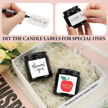 50 Pcs Mini Scented Small Jars Candles 10 Fragrances Relief Aromatherapy