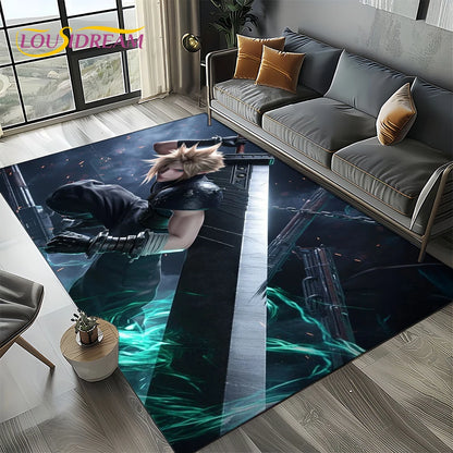 2025 New Style Final Fantasy Games Cloud Tifa Aerith Carpet