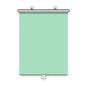 Retractable Cordless Roller Blinds W / 3pcs Suction Cups Titanium Silver/Green Full Blackout Without Drilling