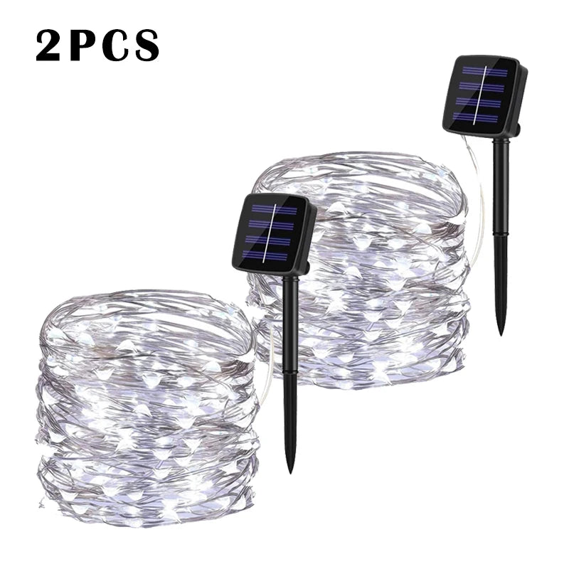 LED Solar Light Outdoor Garden Fairy String Light Led Twinkle