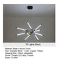 LED Tube Chandelier Living Room Bedroom Dining Room Kitchen Modern Home Decoration Hanging Light Indoor Lighting