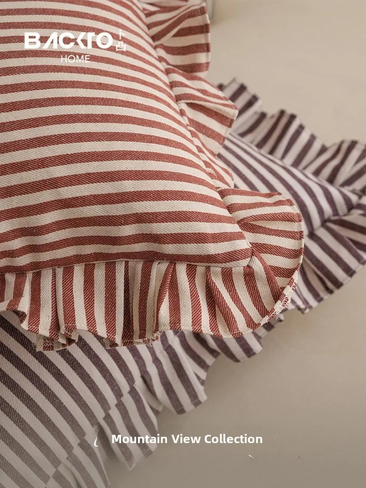 Candy Series 100% Cotton Pillowcase Nordic Style Sofa Living Room