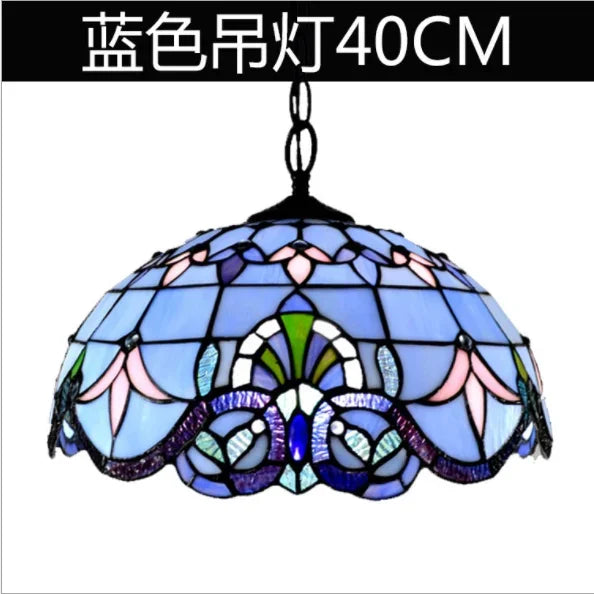 Nordic Tiffany chandelier Kitchen Dining room hallway handmade glass chandelier