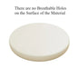 Premium Memory Foam Round Cushion PU Leather