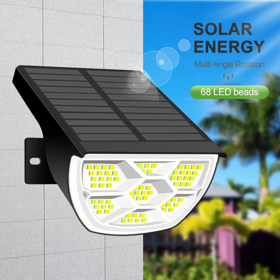 LED Solar Landscape Lights Outdoor Waterproof W / 3 Modes for Yard Lawn Walkway