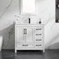 18" Modern Bathroom Furniture Wash Vanity Storage Cabinet