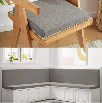 Custom Bench Cushions Chair Seat Sofa Pillow Bay Window Cushion Indoor Outdoor
