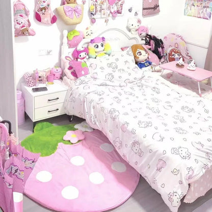 Siberry Pattern Floor Mat Bedroom Baby Cling Mat