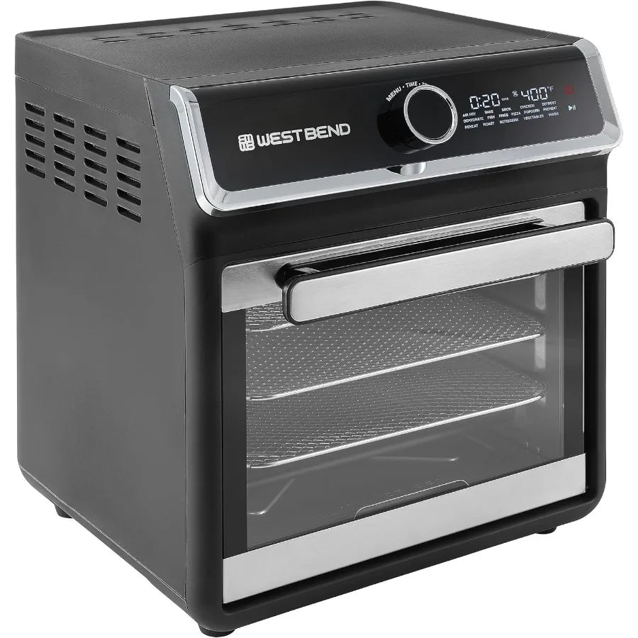 15-Quart Air Fryer Oven with Digital Controls and Easy-View Door