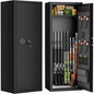 Fireproof Rifle and Pistol Safe with Digital Lock, Adjustable Shelves
