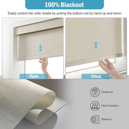 Customized Blackout Wi-Fi Control Smart Shades Electric Automatic Motorized Roller Blinds for windows
