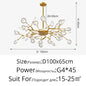Branch Shape Firefly Ceiling Chandelier for House Baby Kid  Living Room Bedroom Decor G4 Led Lighting Indoor Hanging Lamp